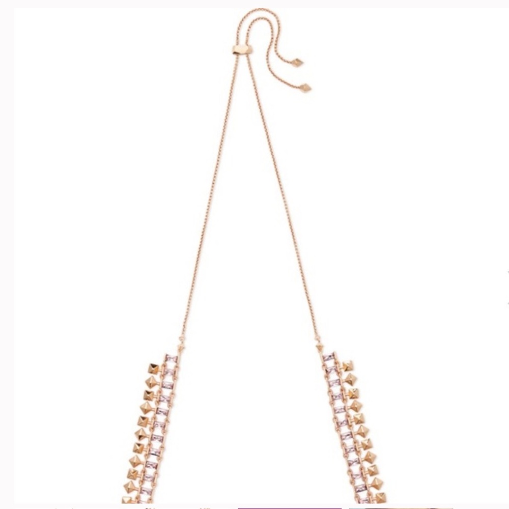NWT Kendra Scott Oscar Rose Gold Choker Necklace - Picture 3 of 10